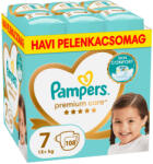 Pampers Premium Care pelenka 7, 15+ kg, HAVI PELENKACSOMAG 108 db