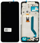 Motorola Moto G50 5G (2021) Előlap Keret+LCD Kijelző+Érintőpanel, Fekete (5D68C18927) Service Pack