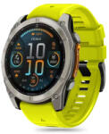 Tech-Protect Silicone Line szíj Garmin Fenix 5x / 5x Plus / 6x / 6x Pro / 7x / 8 51mm, lime