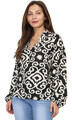 La Modeuse Ingek / Blúzok 69705_P162232 Fekete EU M / L