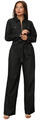 La Modeuse Overálok 72443_P170057 Fekete EU XXL