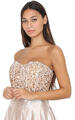 La Modeuse Blúzok 62482_P142030 Bézs EU XL