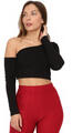 La Modeuse Blúzok 70634_P165070 Fekete EU XL