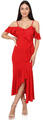La Modeuse Ruhák 70565_P165024 Piros EU XL