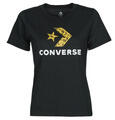 Converse Rövid ujjú pólók STAR CHEVRON HYBRID FLOWER INFILL CLASSIC TEE Fekete EU XL