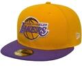 New-Era Baseball sapkák Los Angeles Lakers NBA Basic Cap Citromsárga Egy méret