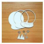  Hógömb shaker, kicsi. Mérete: 6, 5x8 cm