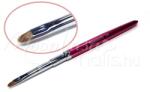 MoonbasaNails Fém zselé ecset kerekített nyestszőr Z032-6 Magenta