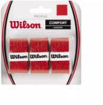 Wilson Set overgrip Wilson Profile, rosu, 3 bucati (WRZ4025RD)