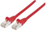 Intellinet Network Patch Cable - Cat6A - 2m - Red - Copper - S/FTP - LSOH / LSZH - PVC - RJ45 - Gold Plated Contacts - Snagless - Booted - Lifetime Warranty - Polybag - 2 m - Cat6a - S/FTP (S-STP) - RJ-45 - RJ-4