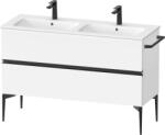 Duravit Sivida dulap 128x47.7x59.1 cm sub chiuveta pe perete alb-negru SV46470BD180000 (SV46470BD180000)