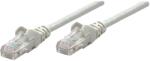 Manhattan Network Patch Cable - Cat6A - 0.25m - Grey - Copper - S/FTP - LSOH / LSZH - PVC - RJ45 - Gold Plated Contacts - Snagless - Booted - Lifetime Warranty - Polybag - 0.25 m - Cat6a - S/FTP (S-STP) - RJ-45