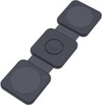 Dviced Incarcator wireless Dviced 3-in-1 DV230003, 15 W, Magnetic, Negru (DV230003)
