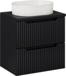 Comad Készlet szekrény Comad Nova Black NOVA BLACK D2 82-60-2S, mosdótál Comad Beyond 5 BEYOND 5 WHITE ( E-6564 ), NOVA BLACK B 89-60