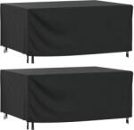 vidaXL 2 db fekete 420D vízálló kerti bútor huzat 172 x 113 x 73 cm (3196425) - vidaxl