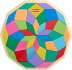 Mattel Puzzle din lemn, Fisher Price, Mandala, HXT94 (N000HXT94_001w) Puzzle