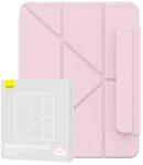 Baseus P40112502411-02 Baseus Minimalist Apple iPad (2022) mágneses tablet tok, rózsaszín (Baby Pink) (P40112502411-02)