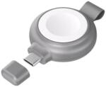 INVZI 065851 INVZI Apple Watch mágneses, vezeték nélküli töltő, 5W, MFi engedélyes, USB Type-C csatlakozóval, szürke (065851)