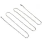 HARAHU TA-34605 nyaklánc - Ezüst/60cm/2, 4mm KP34605