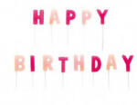  Happy Birthday Pink gyertya, tortagyertya (DPA551763) - kreativjatek