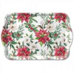 Ambiente B. V Mikulásvirágos karácsonyi kistálca - 21x13 cm - Christmas Florals (VR-33718875)