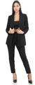 La Modeuse Melegítő együttesek 66041_P153274 Fekete EU XL