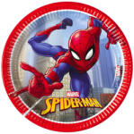 Marvel Pókember papírtányér, party tányér 8 DARABOS, 20 cm FSC Nr2