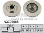 NIPPARTS Disc frana NIPPARTS N3303088 (N3303088)