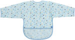 Kikkaboo Непромокаем лигавник с ръкави и джоб Kikkaboo - Arty, Blue Pattern (31303030060)