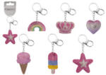  Csillogó kulcstartó lányoknak, 6 féle (599091)