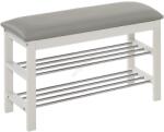 Halmar Shoe rack 48x81 см бял/сив (HA0086)