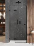NEW TRENDY Avexa Black zuhanyajtók 130 cm dönthető fekete matt/átlátszó üveg EXK-1556 (EXK1556)