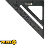 Vorel 18377 talpas derékszög vonalzó, alumínium - 180 mm (18377)