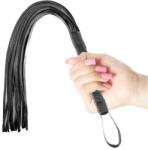  Fekete műbőr korbács Fetish fantasy series first time flogger black