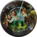 George Lucas Star Wars papírtányér, party tányér 8 DARABOS, 23 cm Nr2