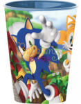 Sega Sonic a sündisznó műanyag pohár 260 ml Nr 01