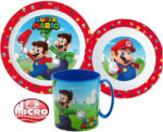 Mattel Super Mario étkészlet, micro műanyag szett 350 ml-es bögrével Nr2