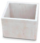  Dekorláda, fehér kocka, 11*11*8cm 2348W (2348W)