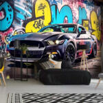 Consalnet Ford Mustang Graffiti mintás fotótapéta 368x254cm