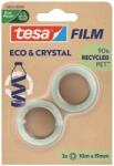 tesa Ragasztószalag 19mmx10m irodai átlátszó újrahasznosított Tesa Eco & Crystal 2db/bliszter (55645) - irodasziget