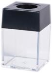Bluering Gemkapocstartó mágneses átlátszó test Bluering® fekete fedél (JJ40401BLACK) - irodasziget