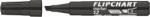ICO Flipchart marker vízbázisú 1-4mm, vágott Artip 12 fekete (9580002007) - irodasziget