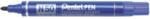 Pentel Alkoholos marker fém testű 4, 3mm kerek hegyű N50-CE Pentel Extreme kék (N50CE) - irodasziget