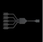 Cooler Master ADA Cooler Master ARGB 1 to 5 Splitter Cable - osztókábel - MFX-AWHN-1NNN5-R1 (MFX-AWHN-1NNN5-R1)