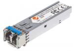 Intellinet 545013 MiniGBIC/SFP Gigabit Optikai Csatlakozó LC Duplex - Ezüst (545013)
