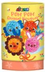 AVENIR Pom-pom csokor készítő kreatív készlet, állatok (CH231927) (CH231927)