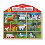 Melissa & Doug állatfigurák, 10db-os
