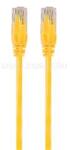 S-Link Kábel - SL-CAT601YE (UTP patch kábel, CAT6, sárga, 1m) (S-LINK_13936) (S-LINK_13936)