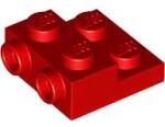 LEGO® 4304c5 - LEGO piros lap 2 x 2 x 2/3 méretű, 2 bütyökkel az oldalán, üreges aljjal (4304c5)