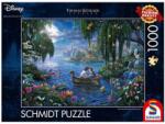 Schmidt Spiele Puzzle Schmidt din 1000 de piese - Mica Sirenă și Prințul Eric (57370) Puzzle